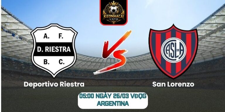 Soi kèo trận Deportivo Riestra vs San Lorenzo (05:00 ngày 26/03, VĐQG Argentina) 1 Deportivo Riestra vs San Lorenzo